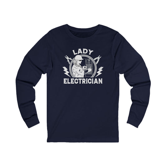 Lady Electrician Unisex Jersey Long Sleeve Tee