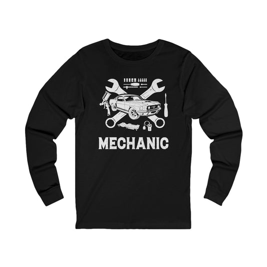 Mechanic Unisex Jersey Long Sleeve Tee