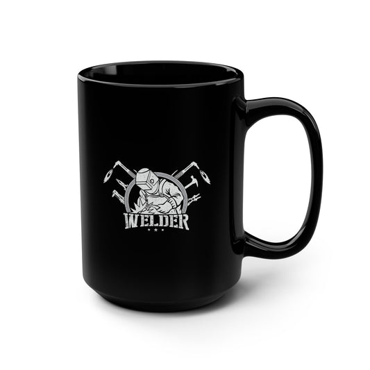 Welder Black Mug, 15oz