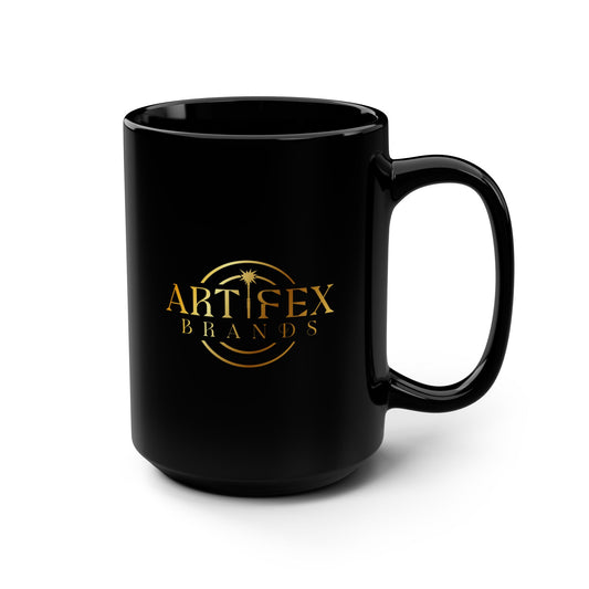 Artifex Brands Black Mug, 15oz