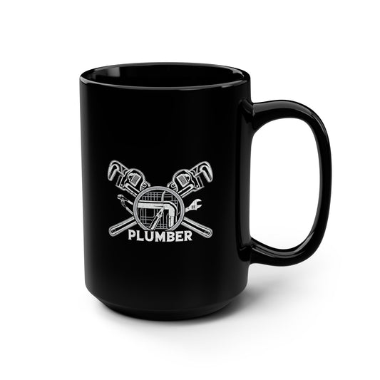 Plumber Black Mug, 15oz