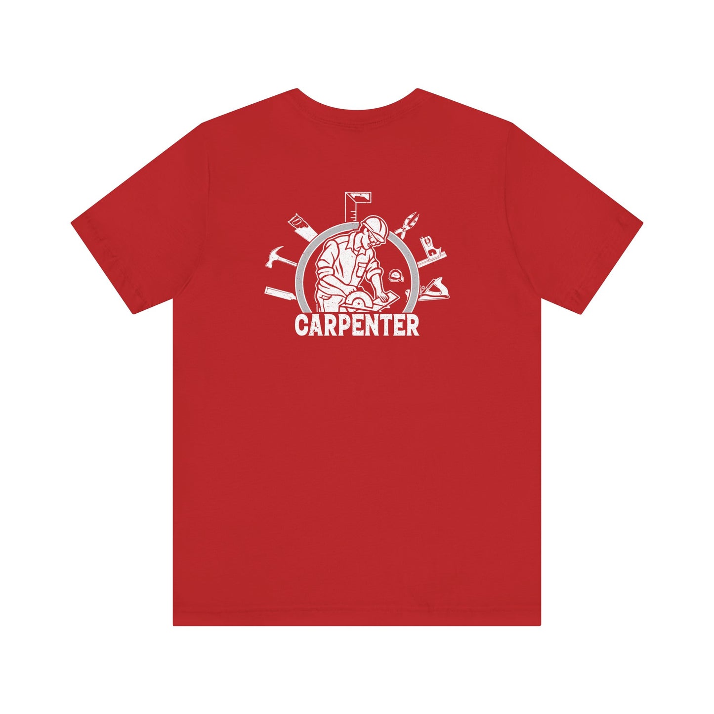 Carpenter Unisex Jersey Short Sleeve Tee - Back