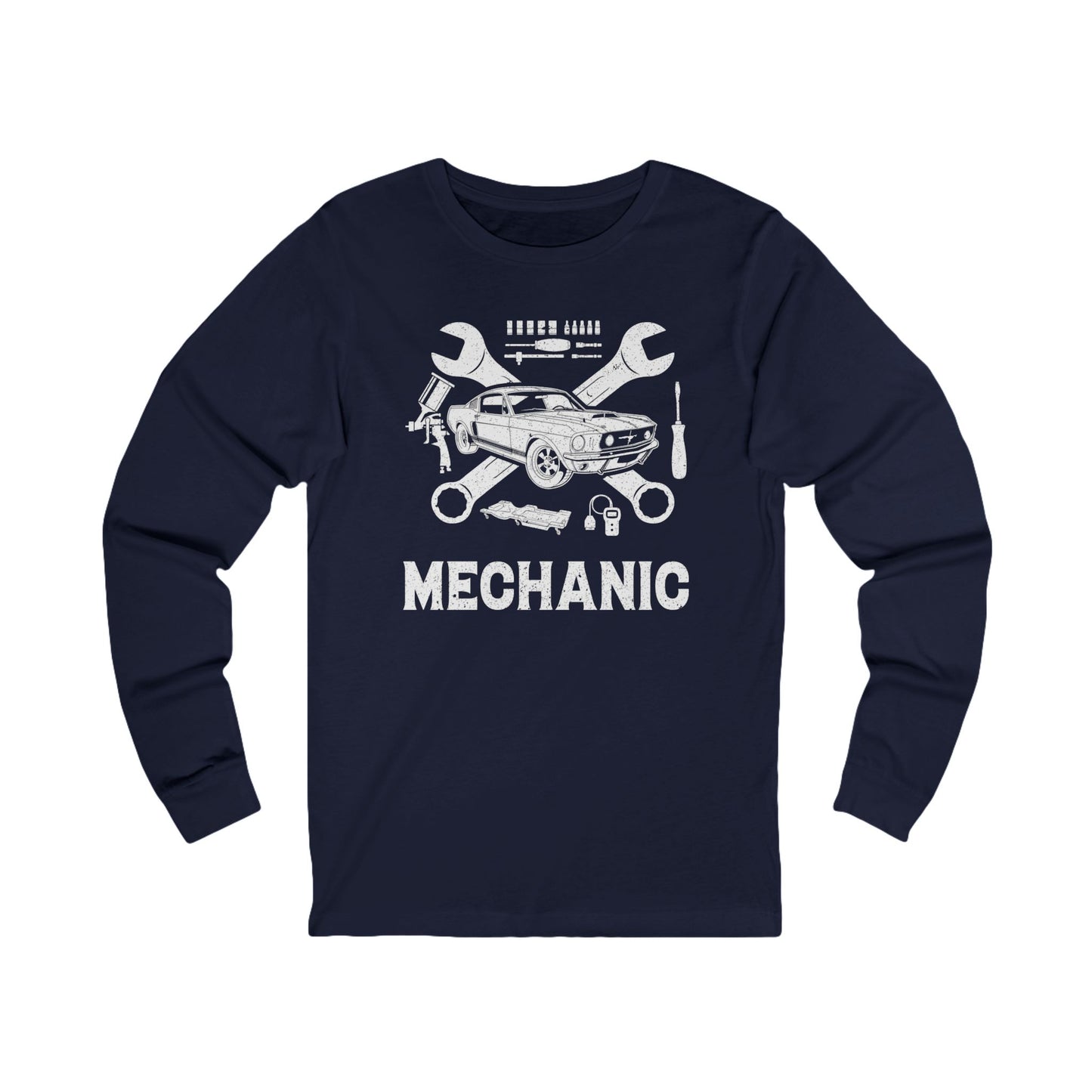 Mechanic Unisex Jersey Long Sleeve Tee