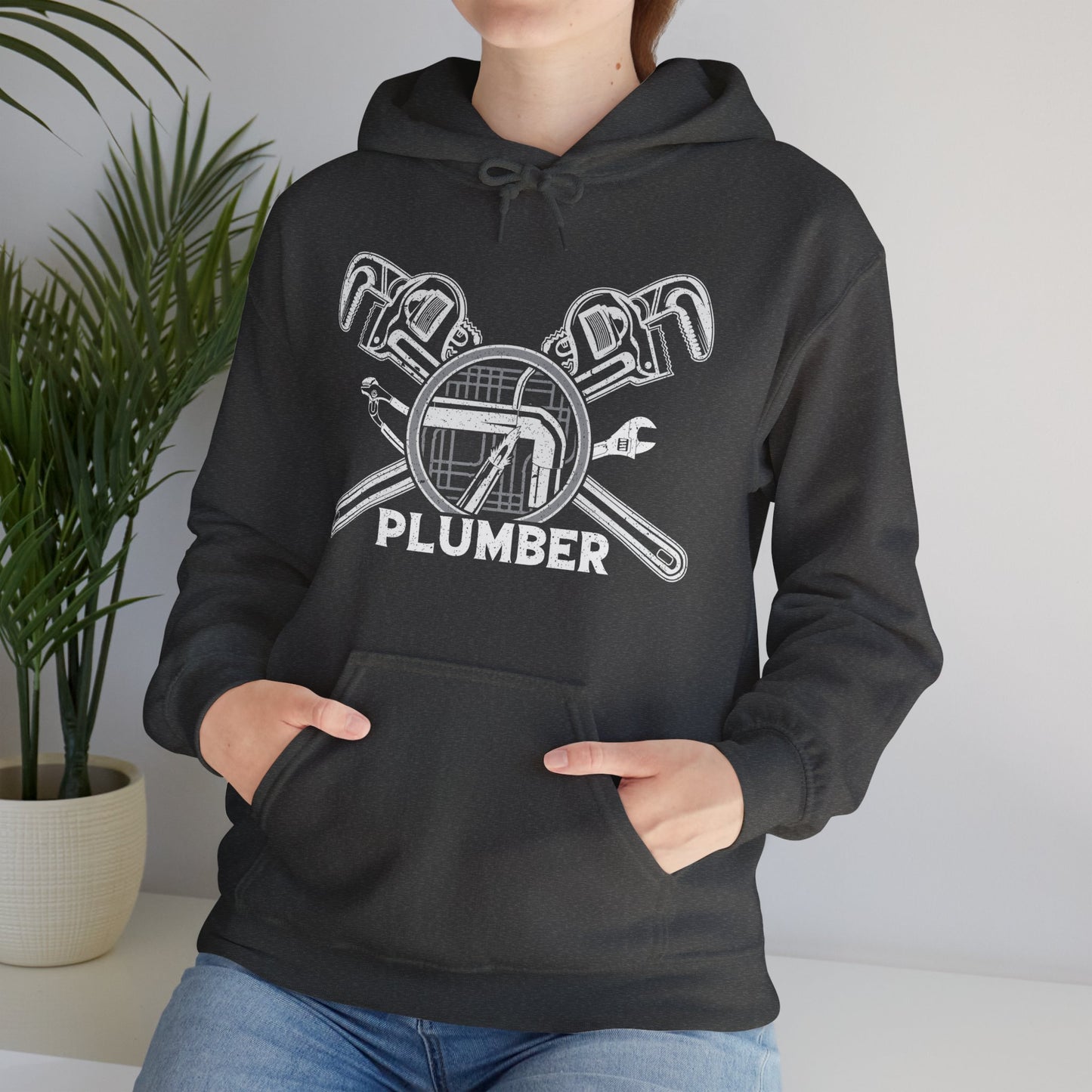 Plumber Unisex Heavy Blend™ Hooded Sweatshirt