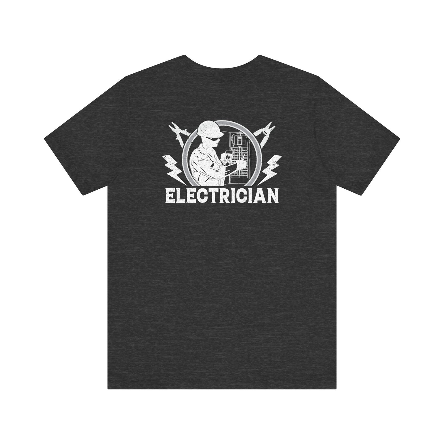 Electrician Unisex Jersey Short Sleeve Tee - Back