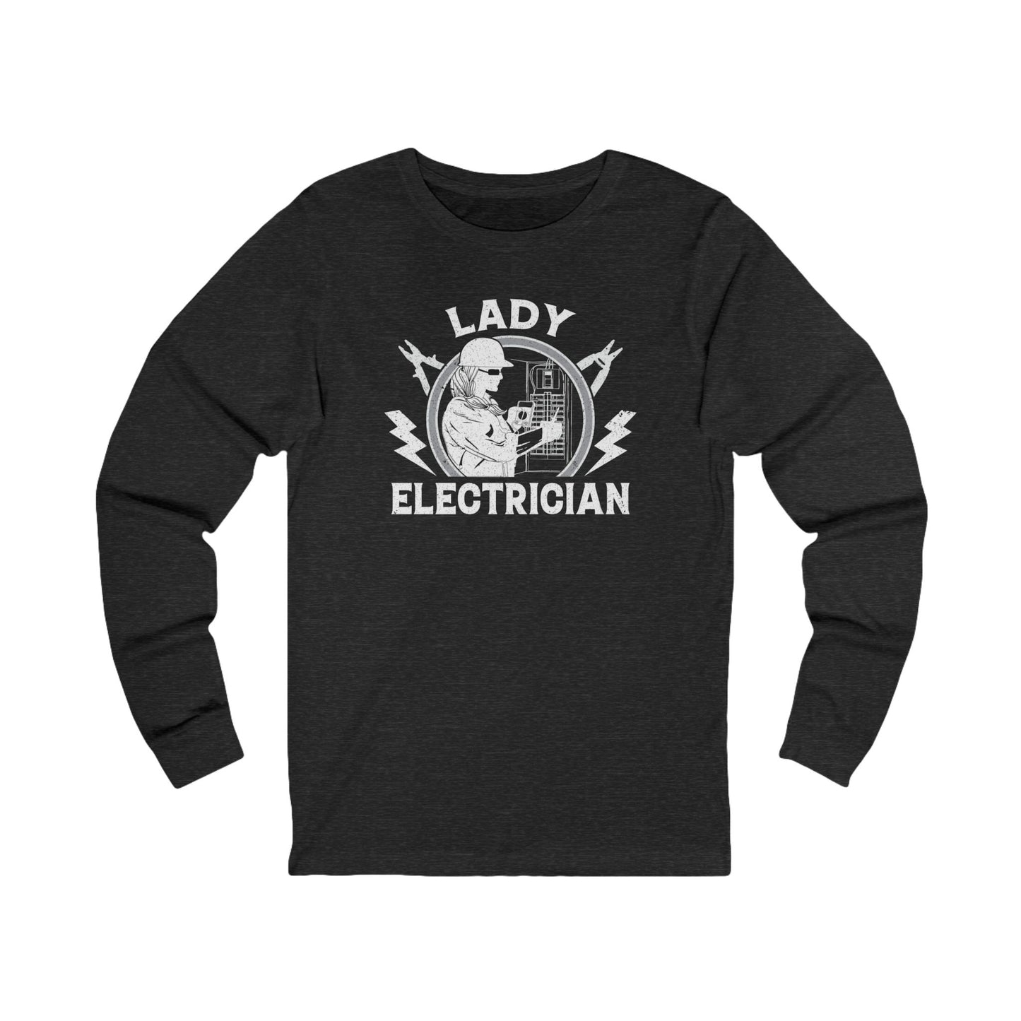 Lady Electrician Unisex Jersey Long Sleeve Tee