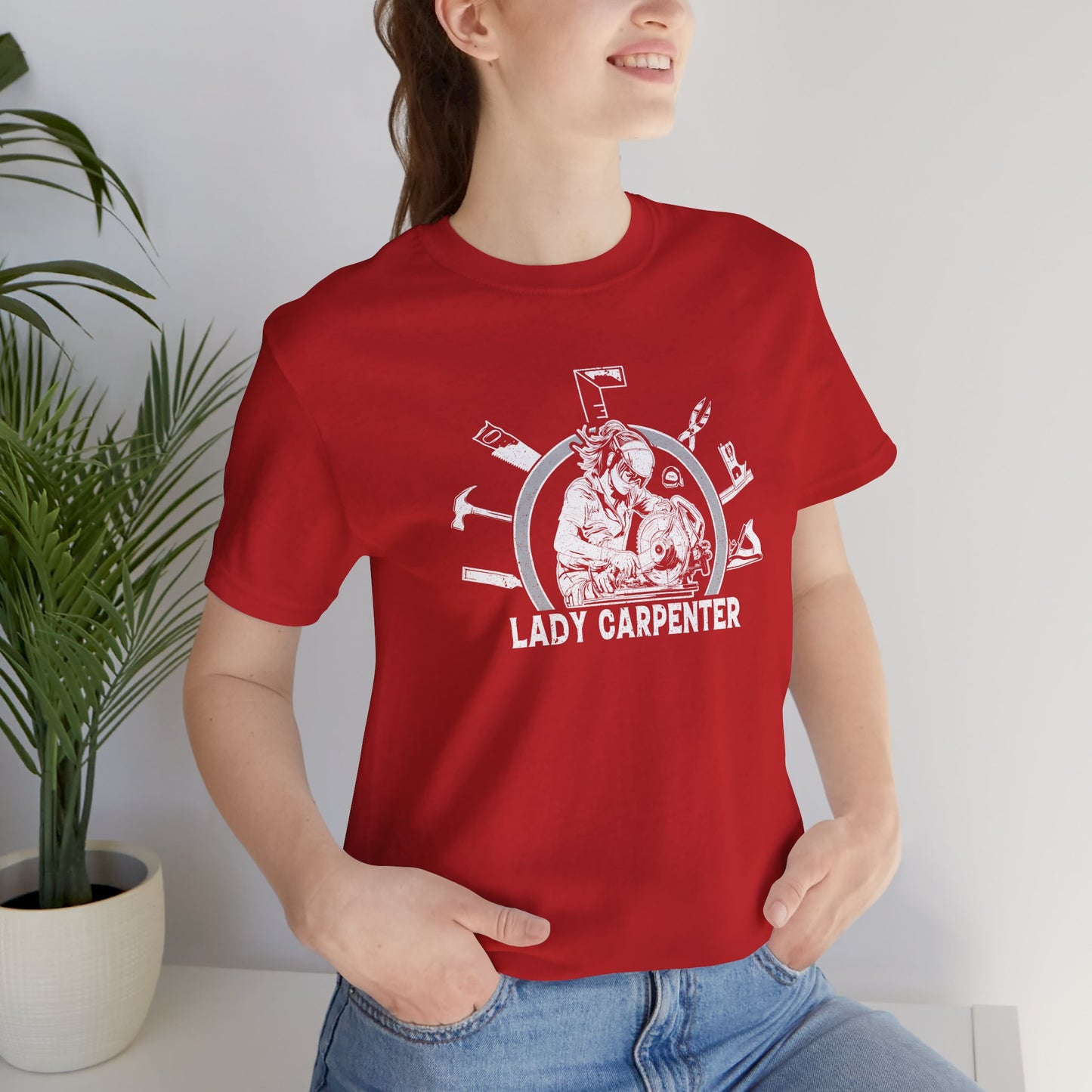 Lady Carpenter Unisex Jersey Short Sleeve Tee