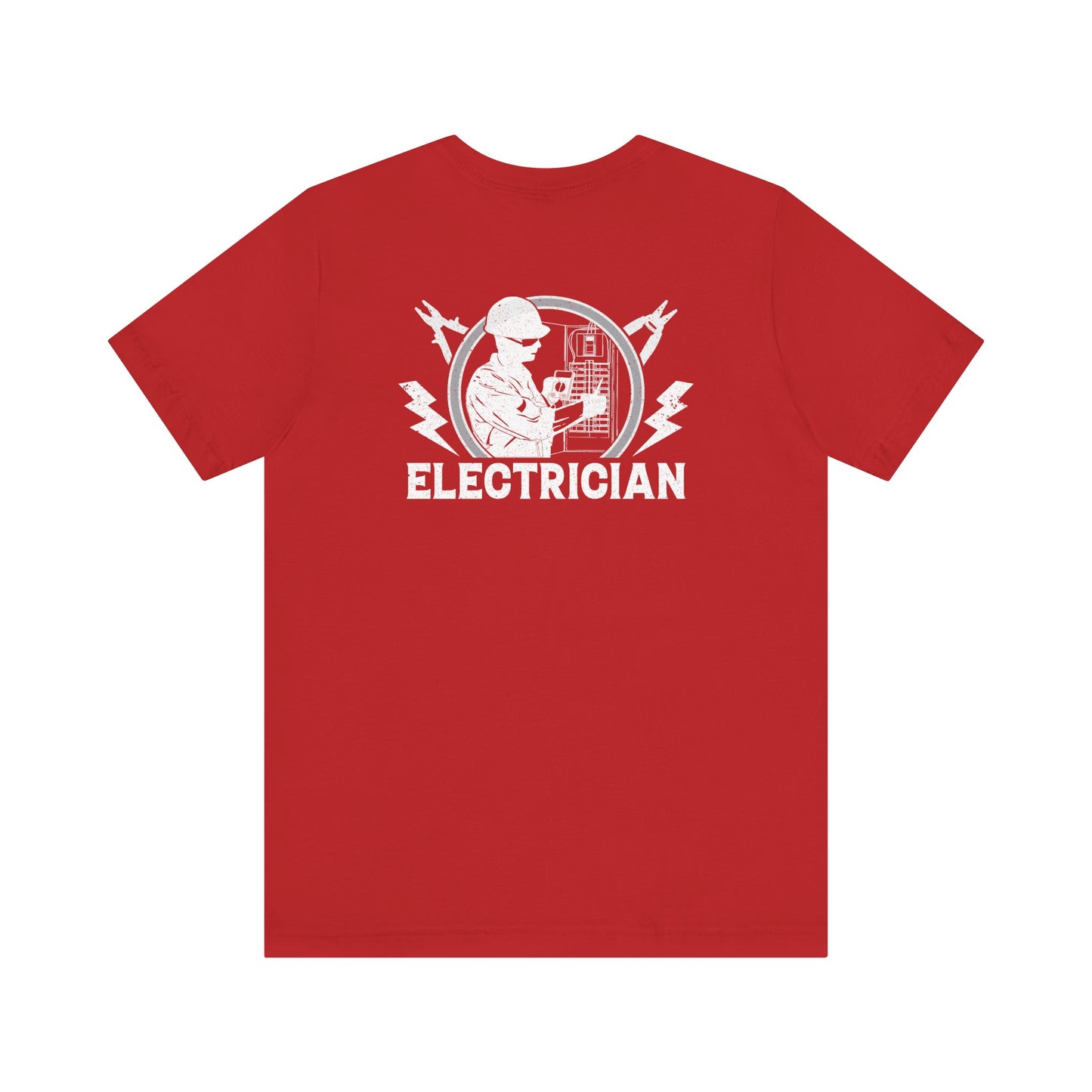 Electrician Unisex Jersey Short Sleeve Tee - Back