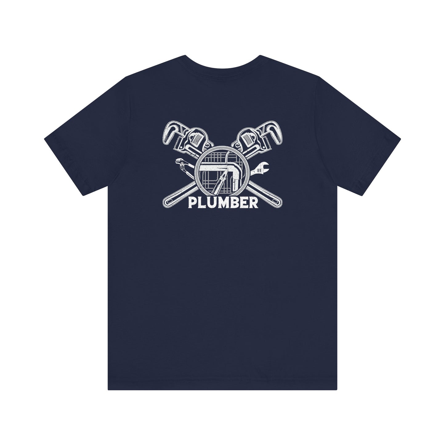 Plumber Unisex Jersey Short Sleeve Tee - Back