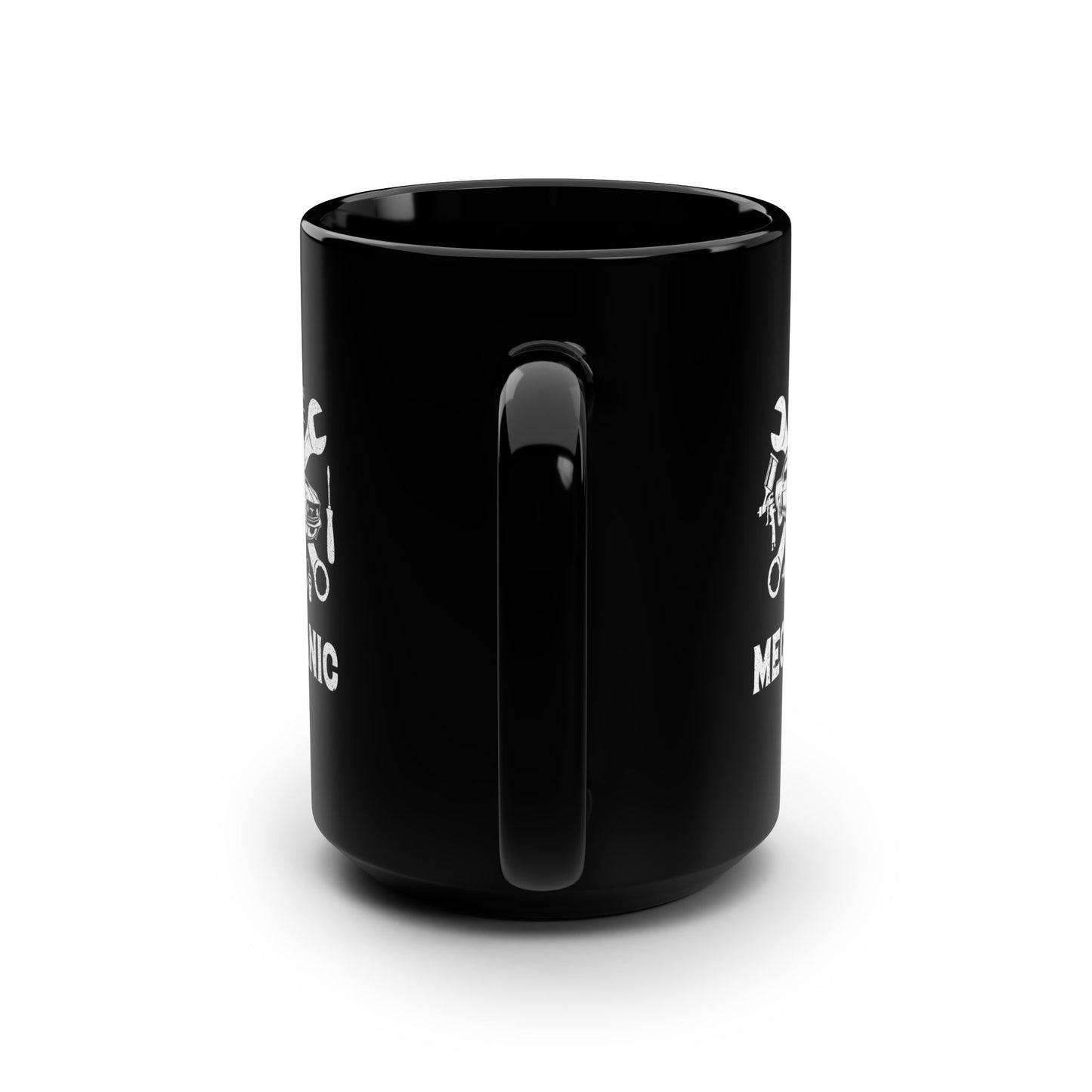 Mechanic Black Mug, 15oz