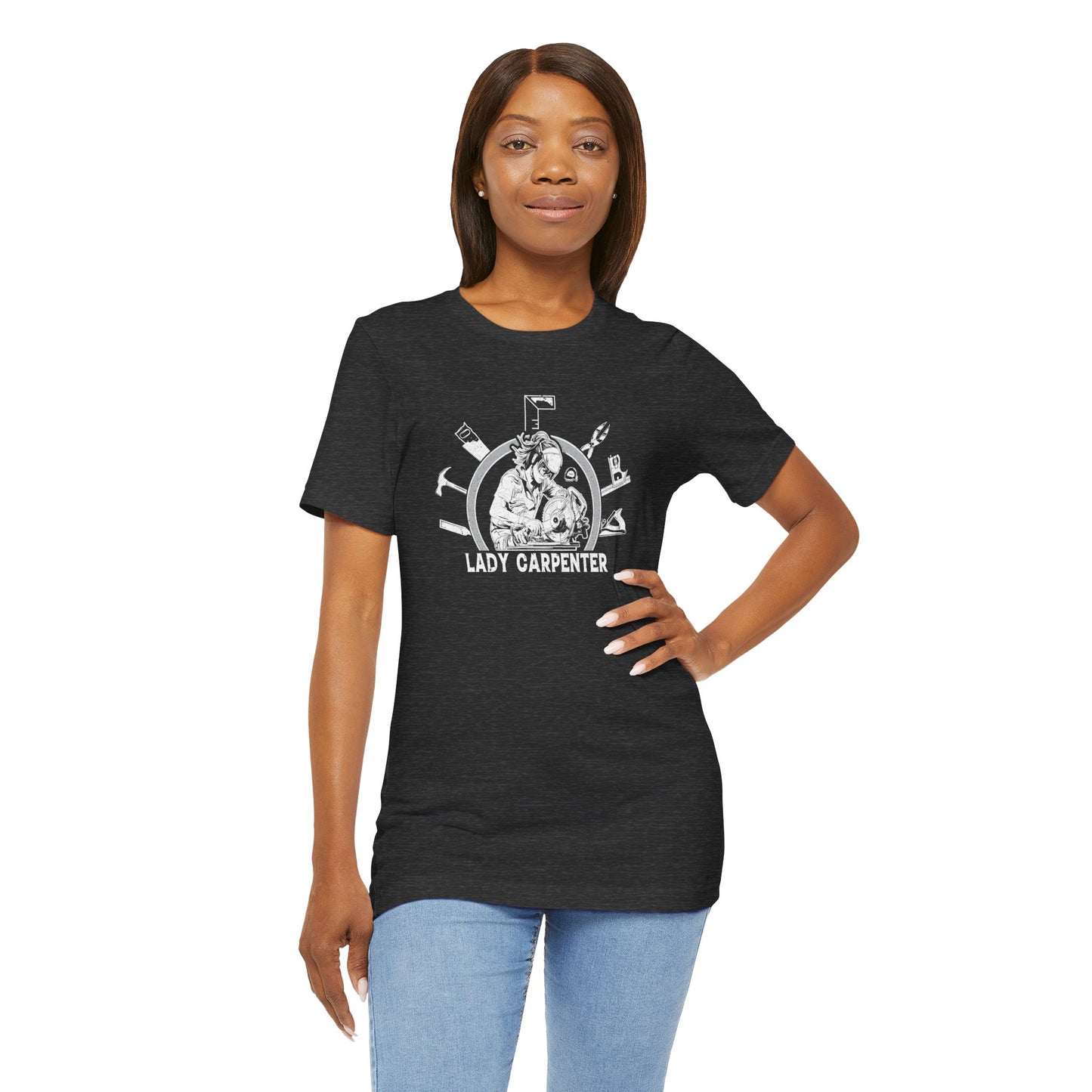 Lady Carpenter Unisex Jersey Short Sleeve Tee
