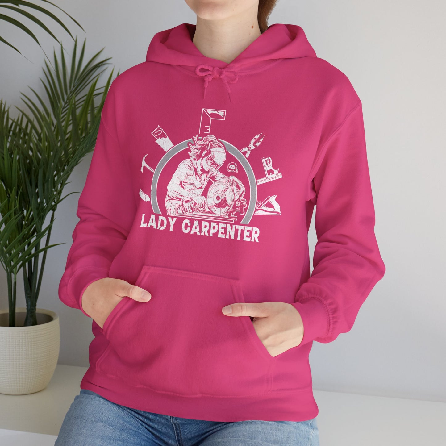 Lady Carpenter Unisex Heavy Blend™ Hooded Sweatshirt