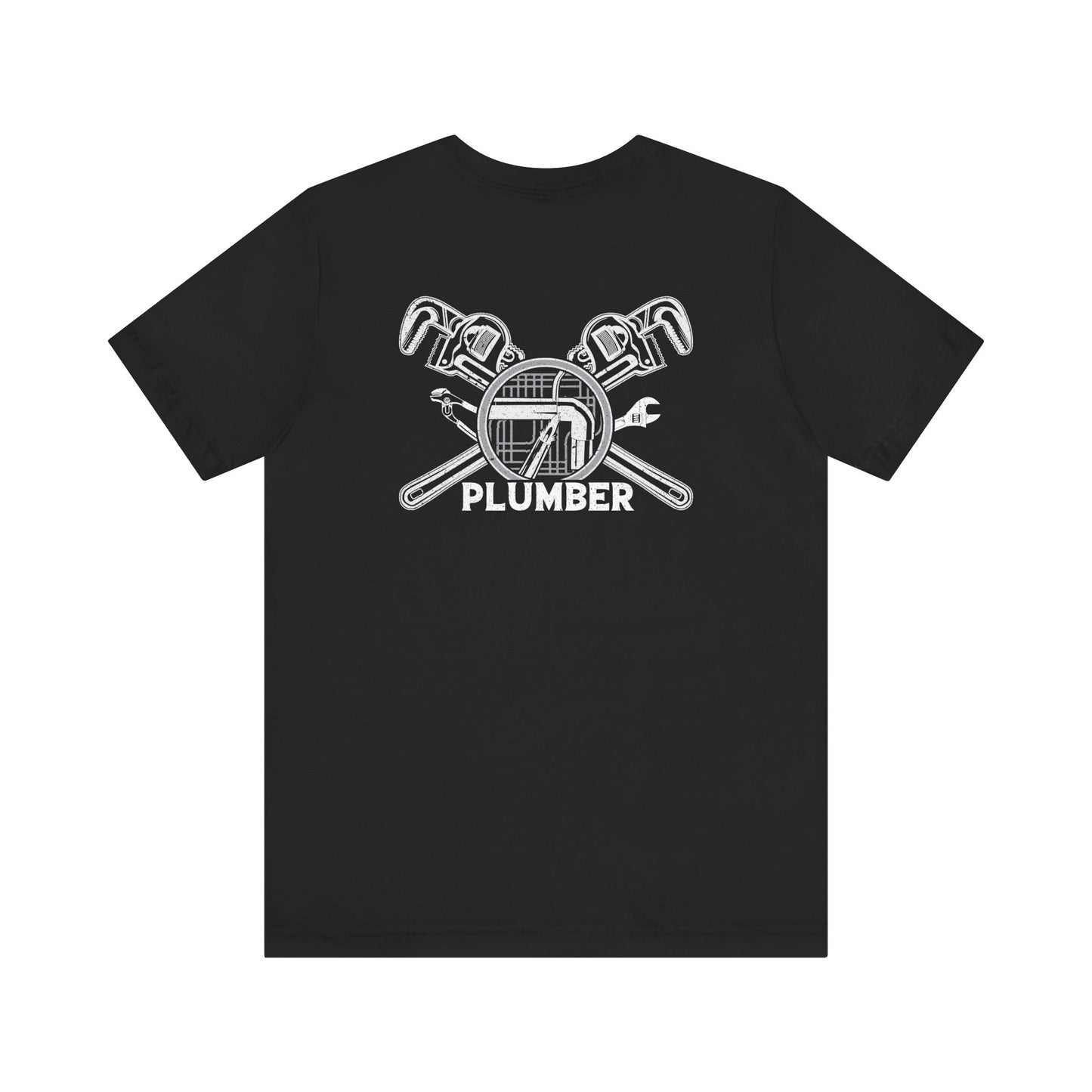 Plumber Unisex Jersey Short Sleeve Tee - Back