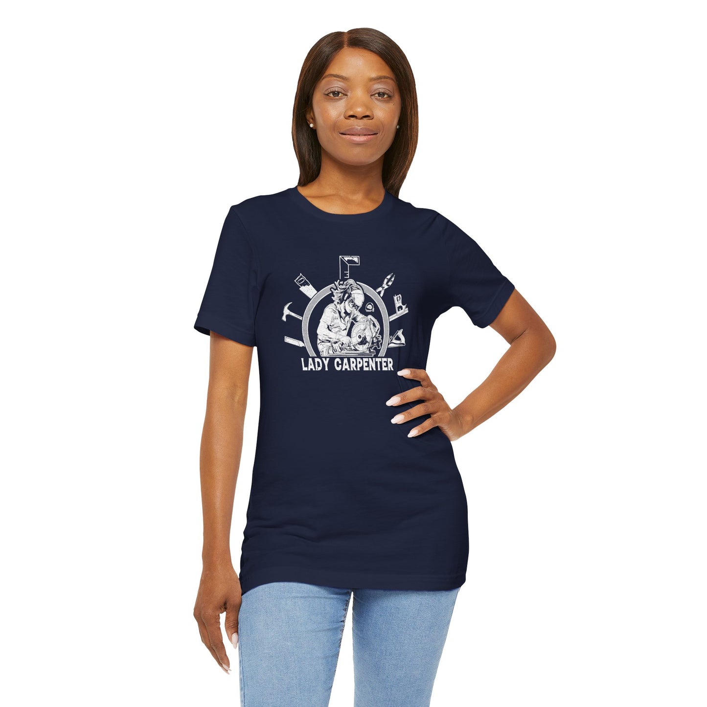 Lady Carpenter Unisex Jersey Short Sleeve Tee