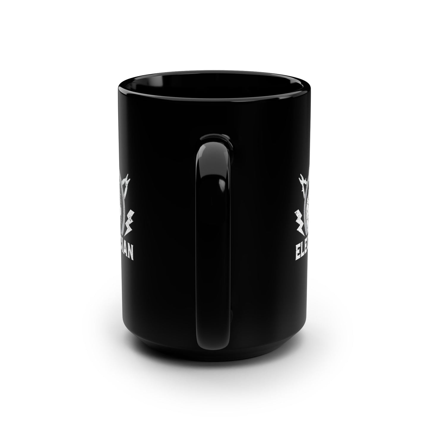 Electrician Black Mug, 15oz