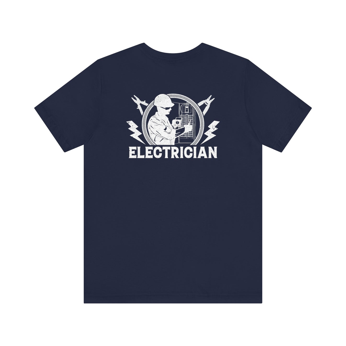 Electrician Unisex Jersey Short Sleeve Tee - Back
