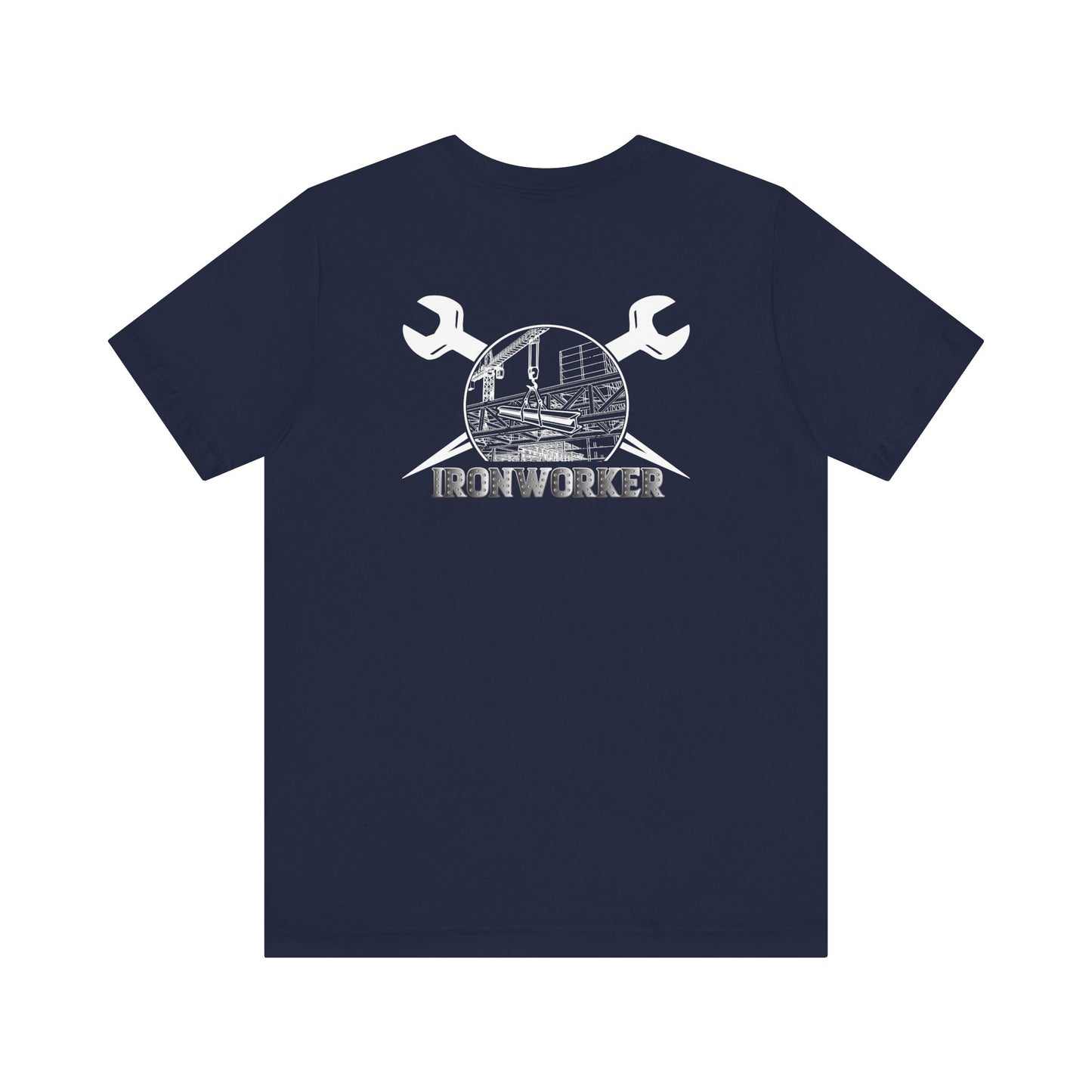 Ironworker Unisex Jersey Short Sleeve Tee - Back