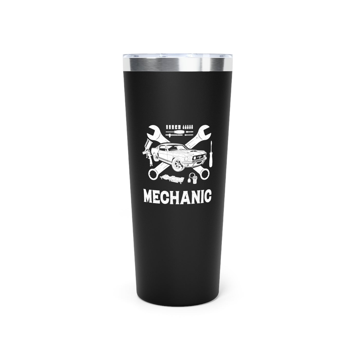 Mechanic Copper Vacuum Insulated Tumbler, 22oz