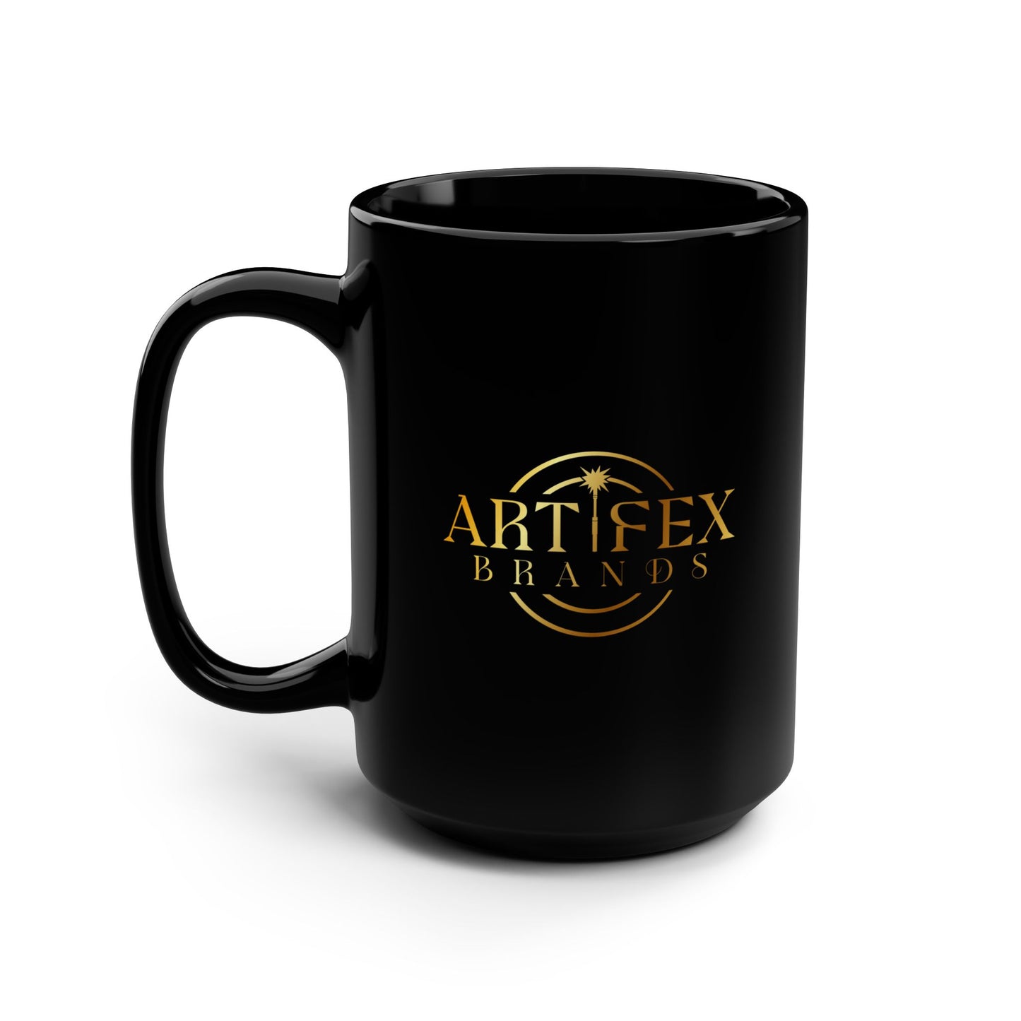 Artifex Brands Black Mug, 15oz