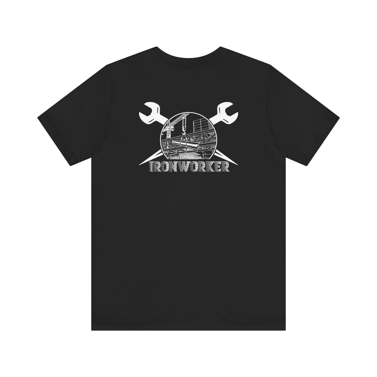 Ironworker Unisex Jersey Short Sleeve Tee - Back