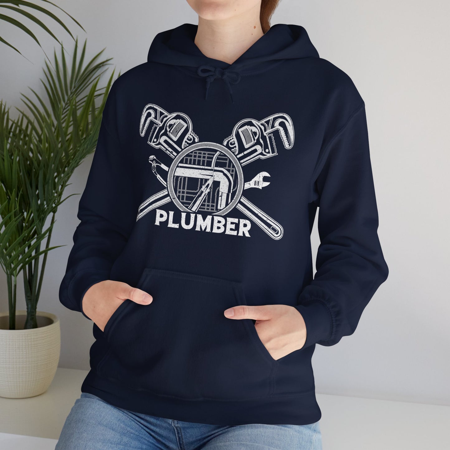 Plumber Unisex Heavy Blend™ Hooded Sweatshirt