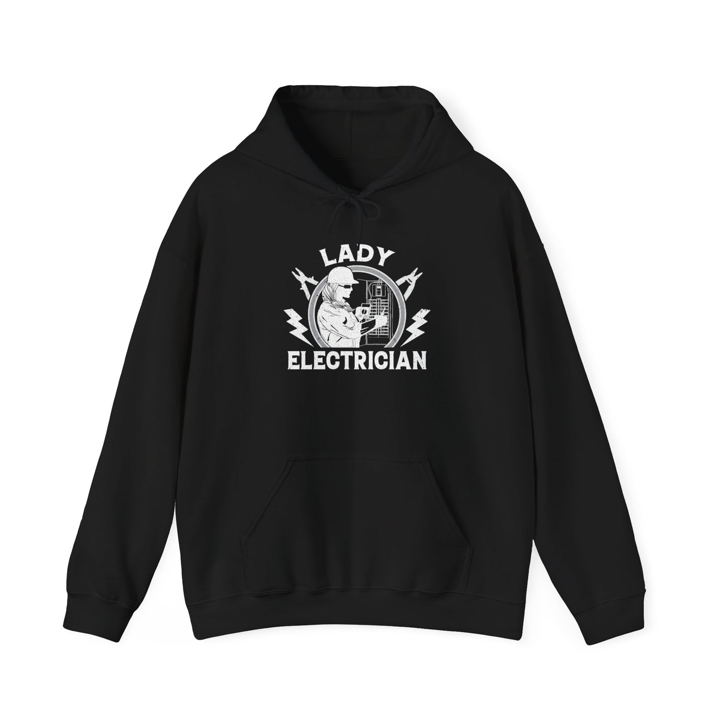 Lady Electrician Unisex Heavy Blend™ Hooded Sweatshirt