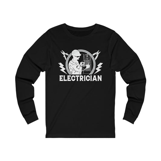 Electrician Unisex Jersey Long Sleeve Tee