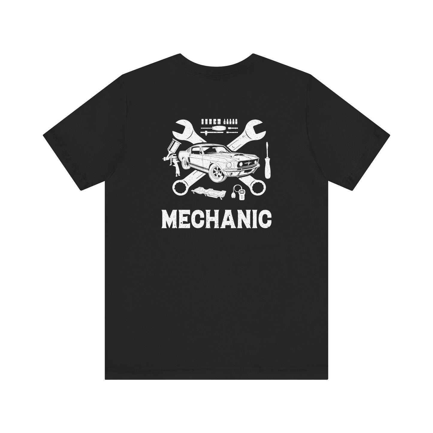 Mechanic Unisex Jersey Short Sleeve Tee - Back