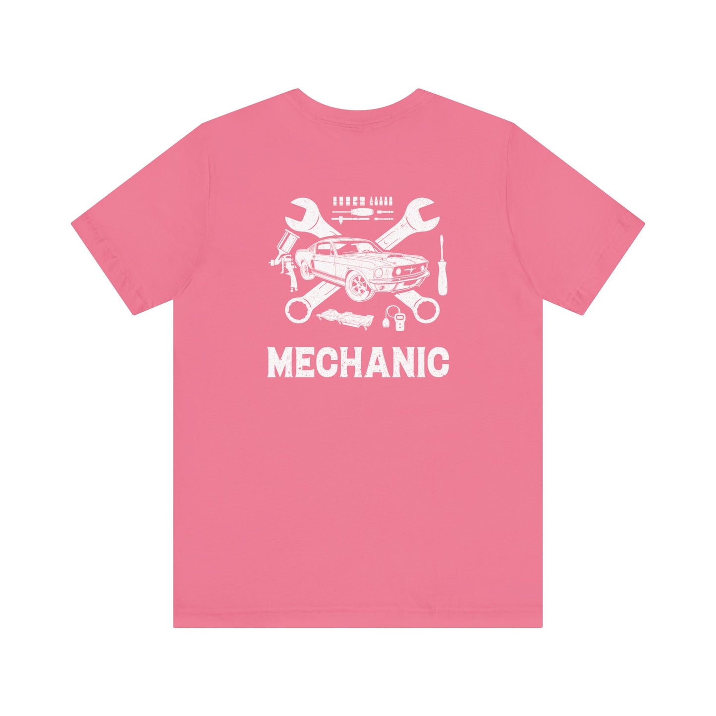 Mechanic Unisex Jersey Short Sleeve Tee - Back