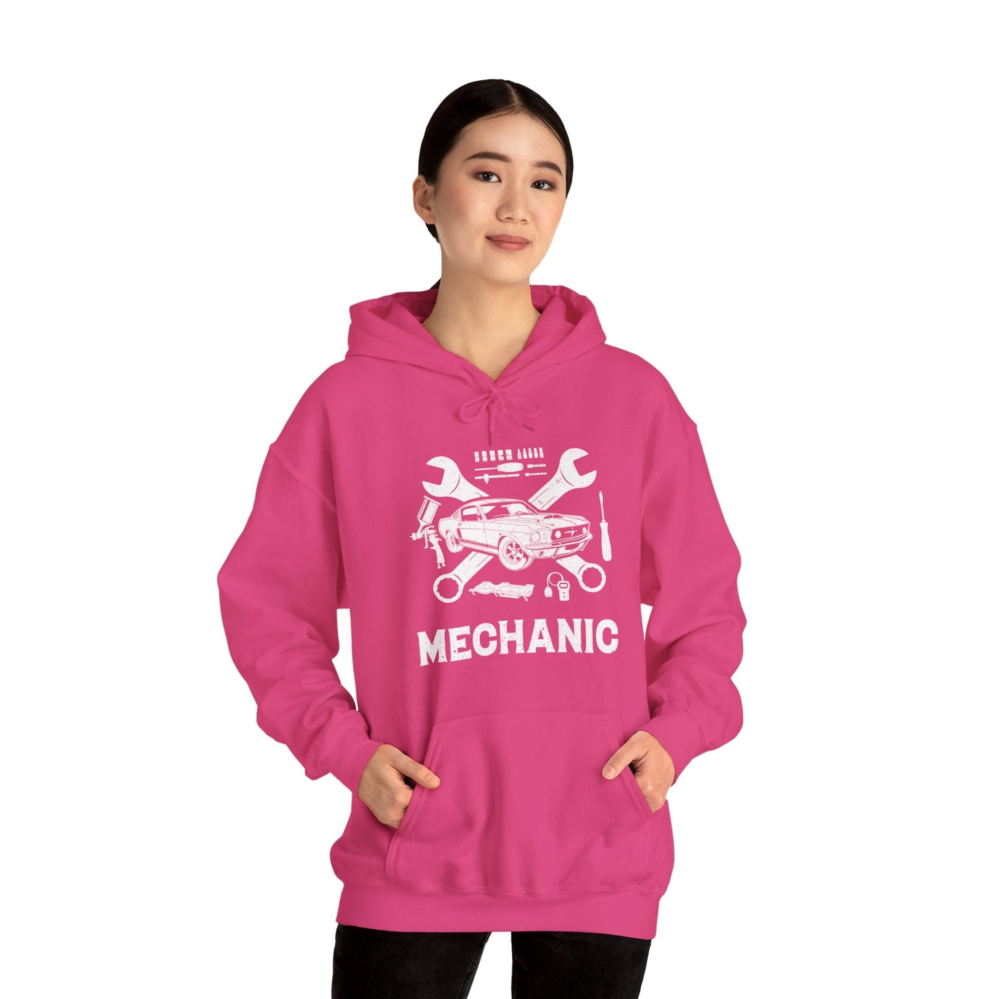 Mechanic Unisex Heavy Blend™ Hooded Sweatshirt