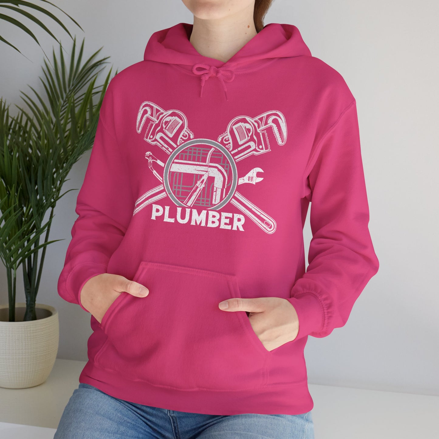 Plumber Unisex Heavy Blend™ Hooded Sweatshirt