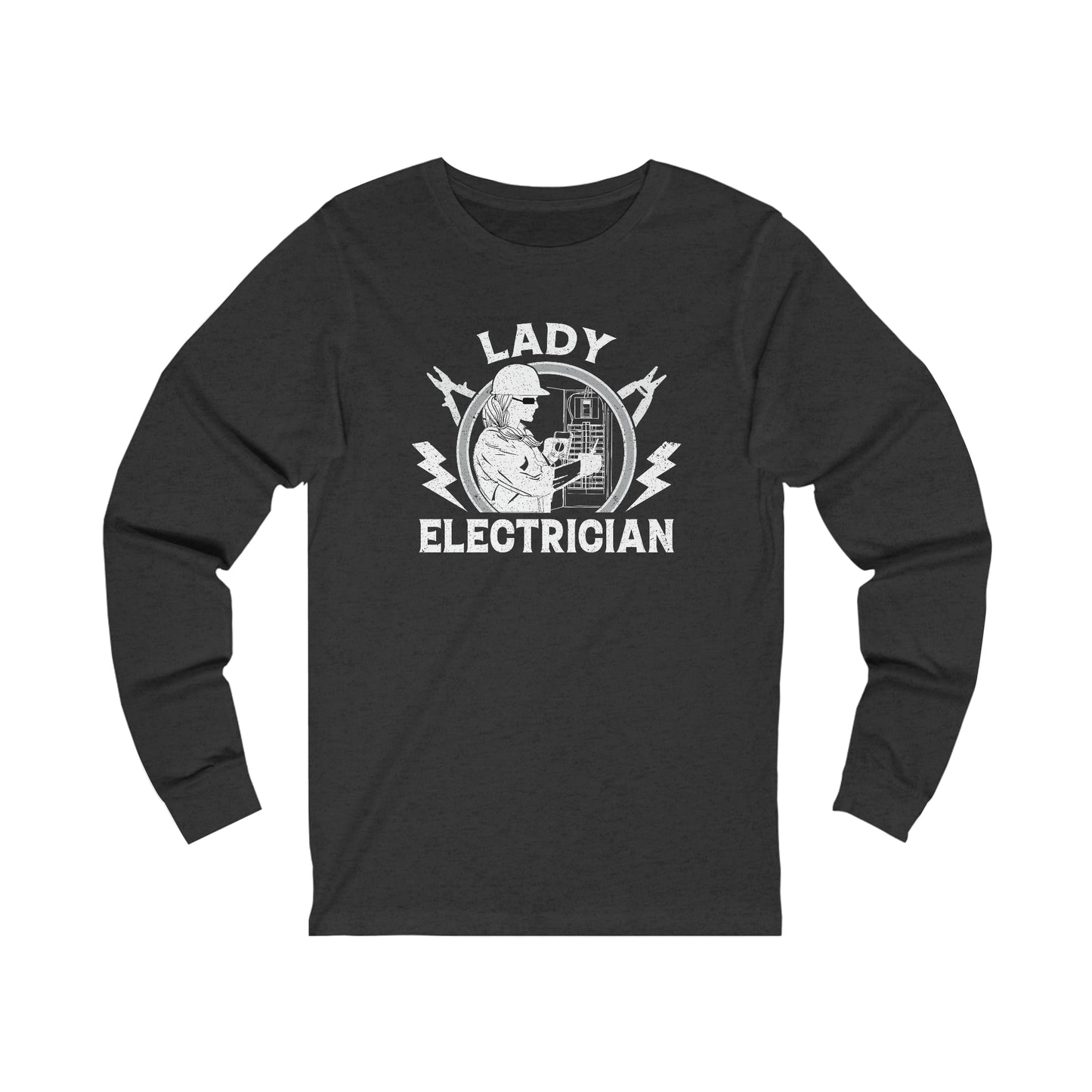 Lady Electrician Unisex Jersey Long Sleeve Tee