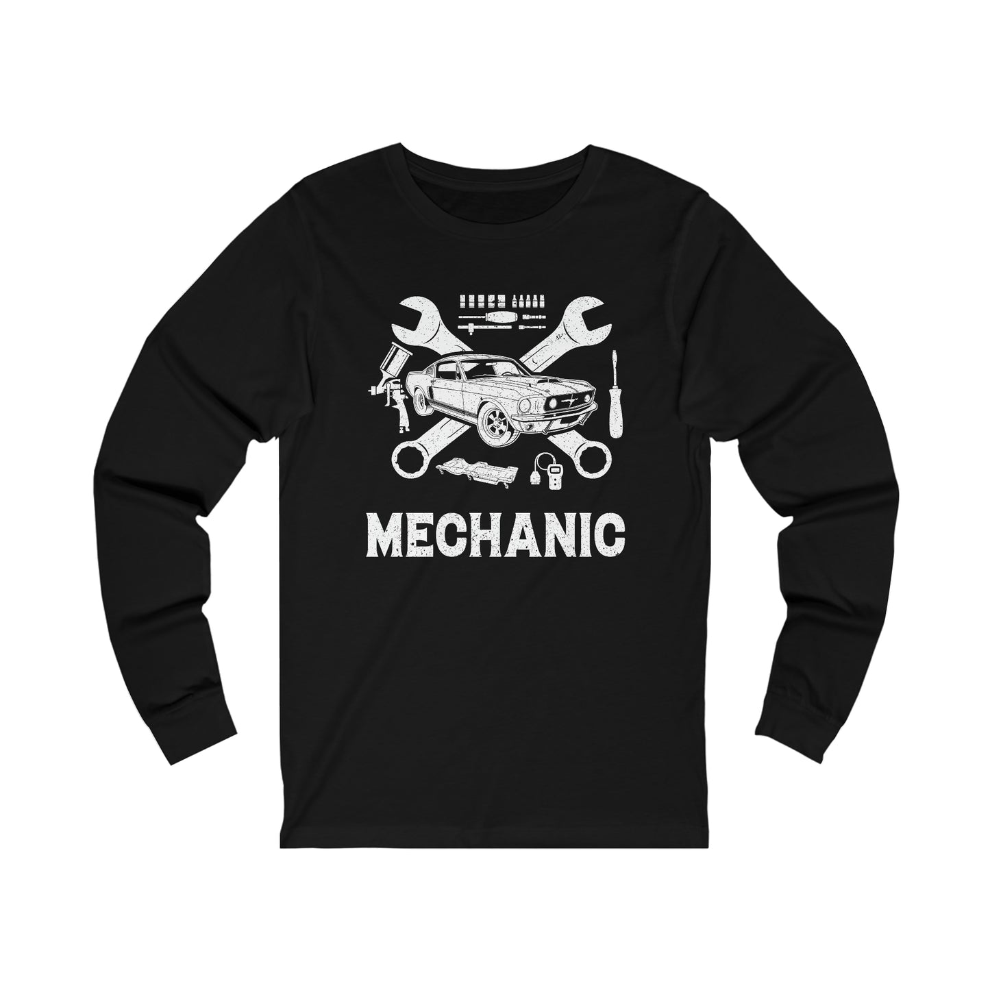 Mechanic Unisex Jersey Long Sleeve Tee