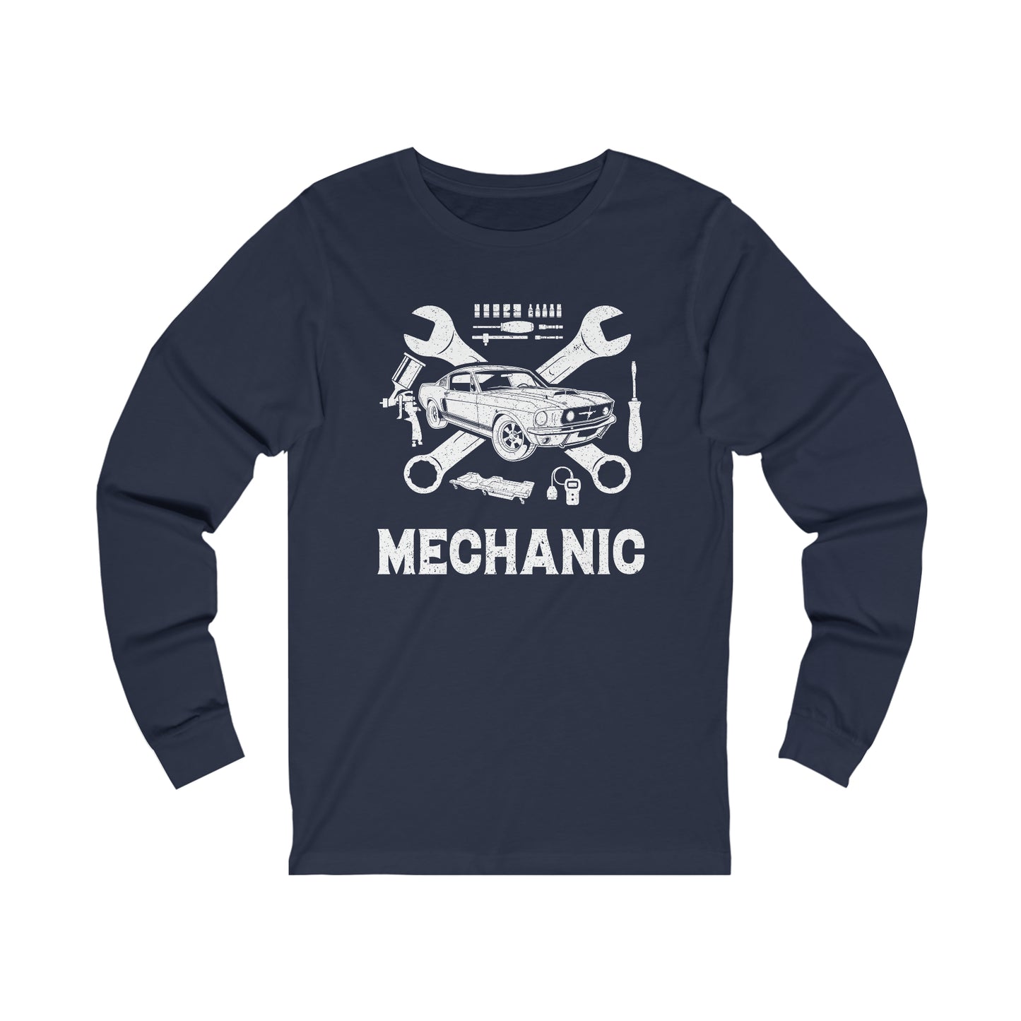 Mechanic Unisex Jersey Long Sleeve Tee