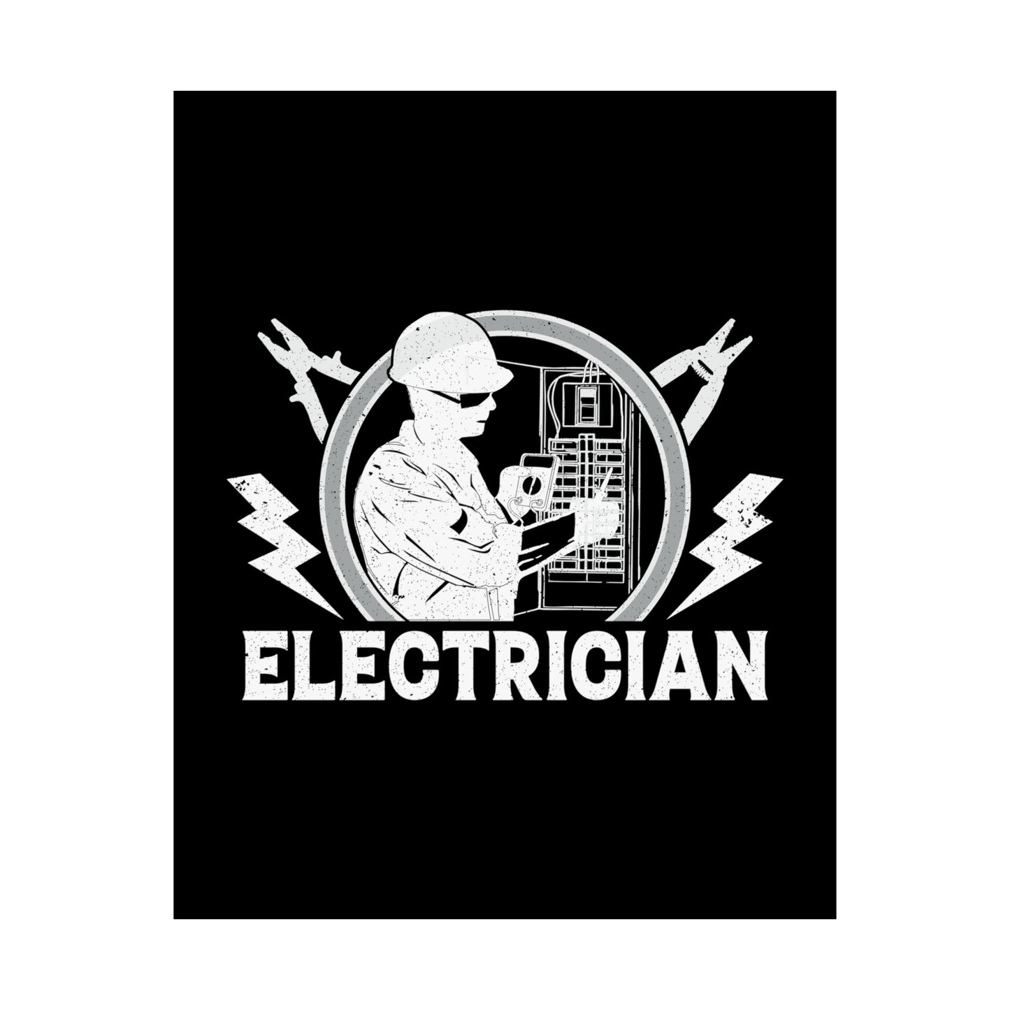 Electrician Matte Vertical Posters