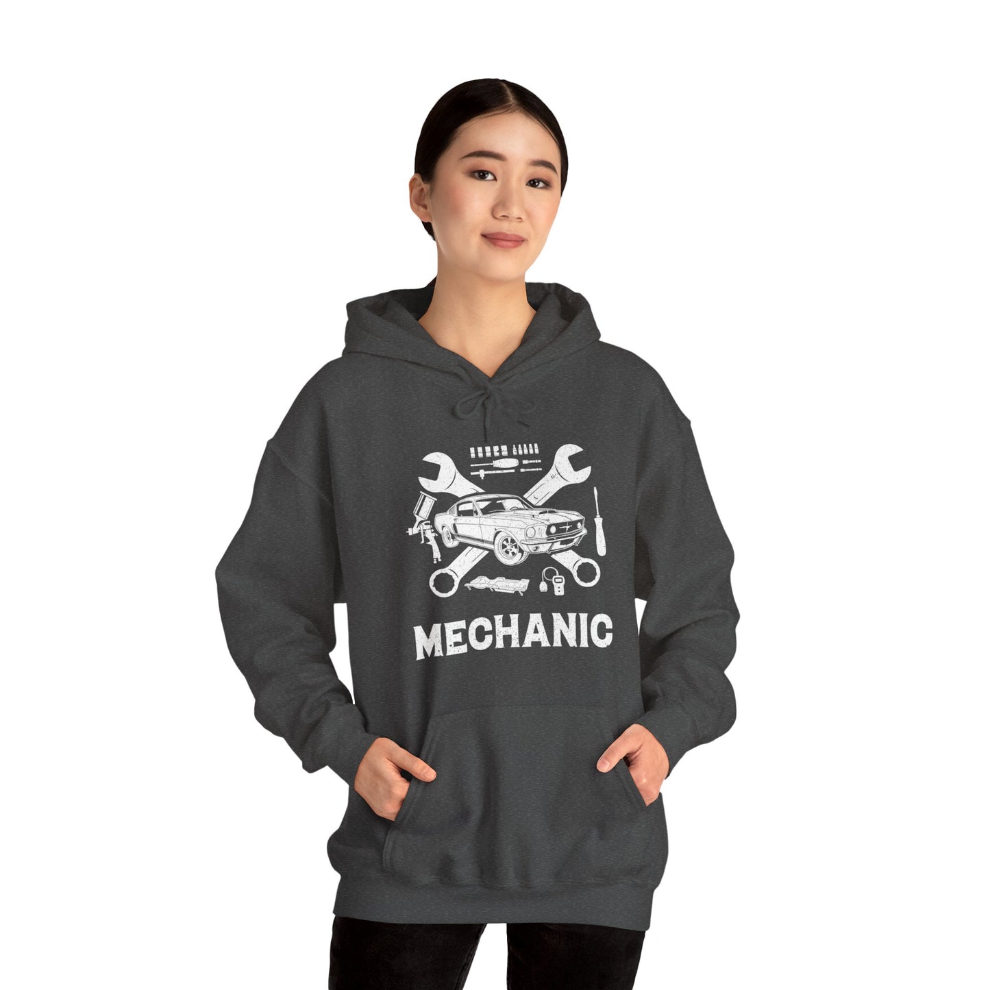 Mechanic Unisex Heavy Blend™ Hooded Sweatshirt