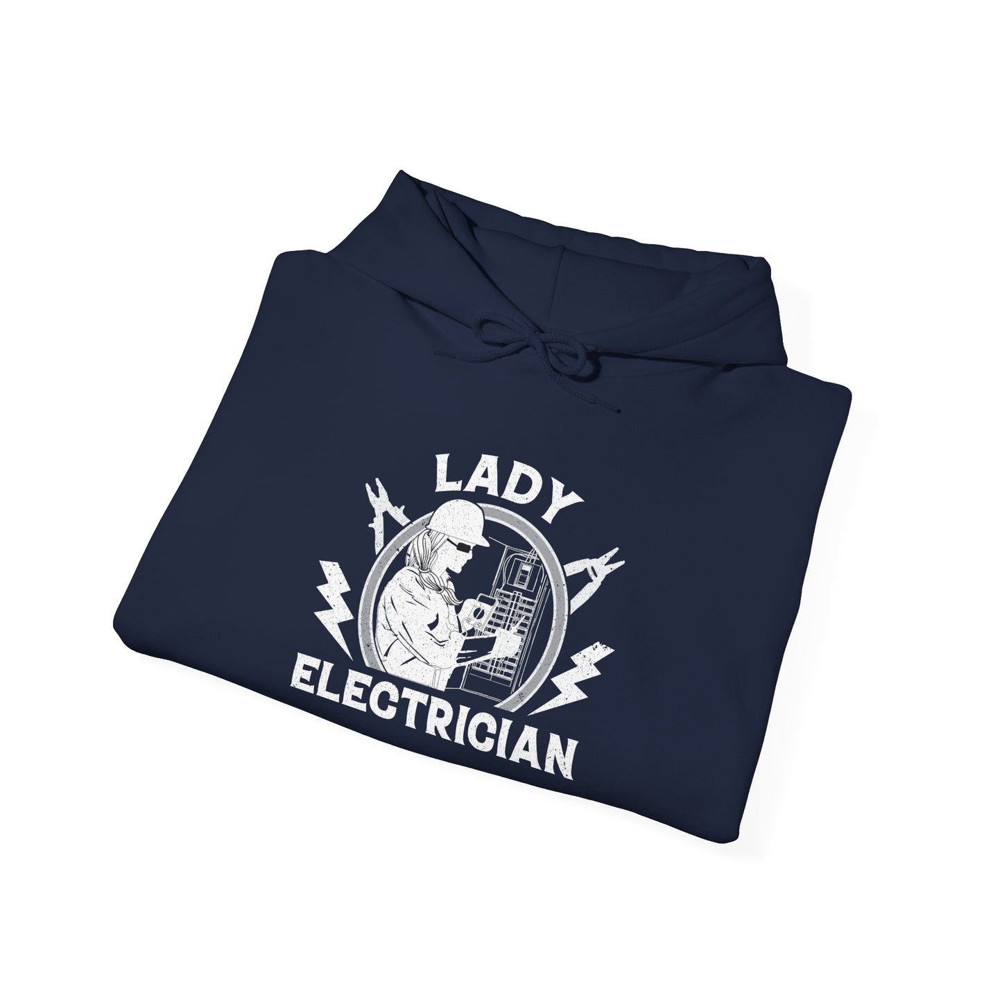 Lady Electrician Unisex Heavy Blend™ Hooded Sweatshirt