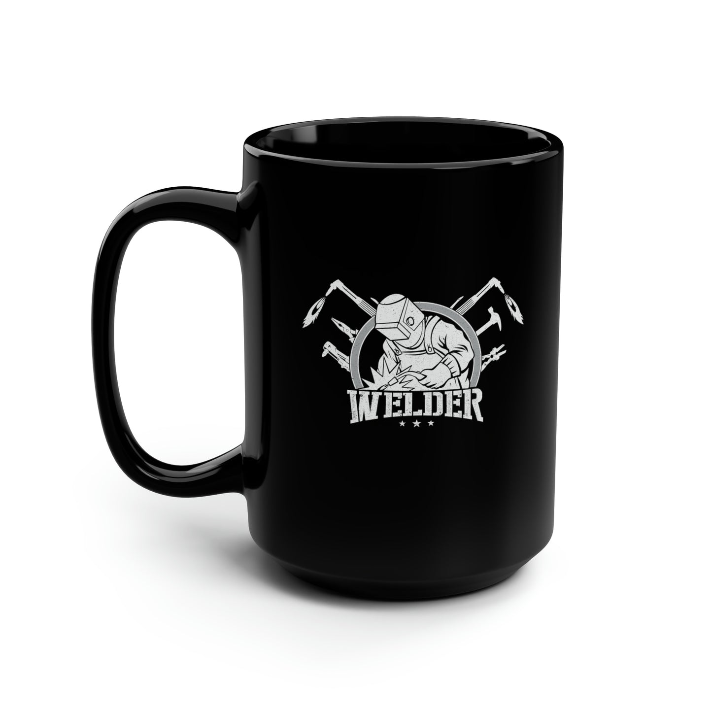 Welder Black Mug 15oz