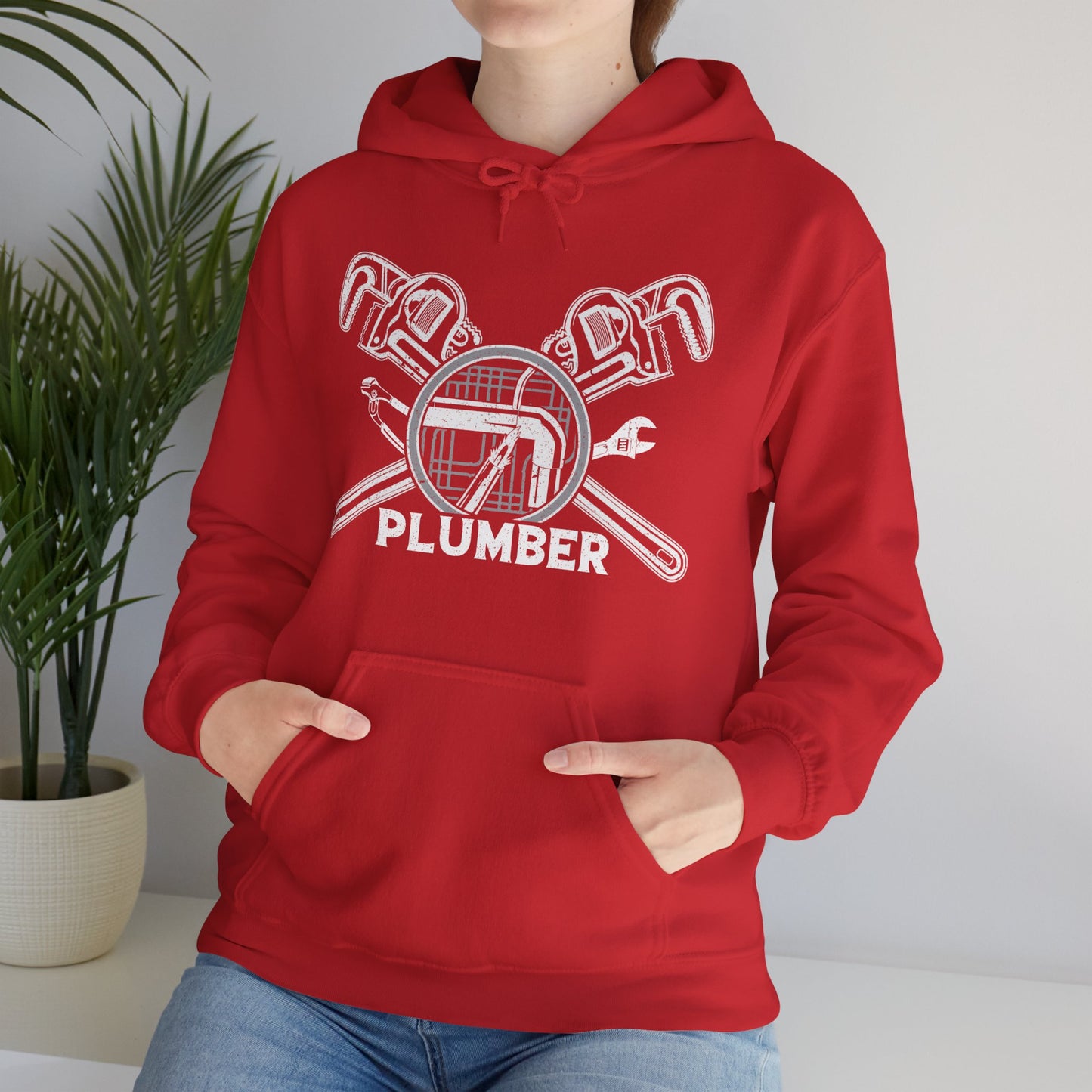 Plumber Unisex Heavy Blend™ Hooded Sweatshirt