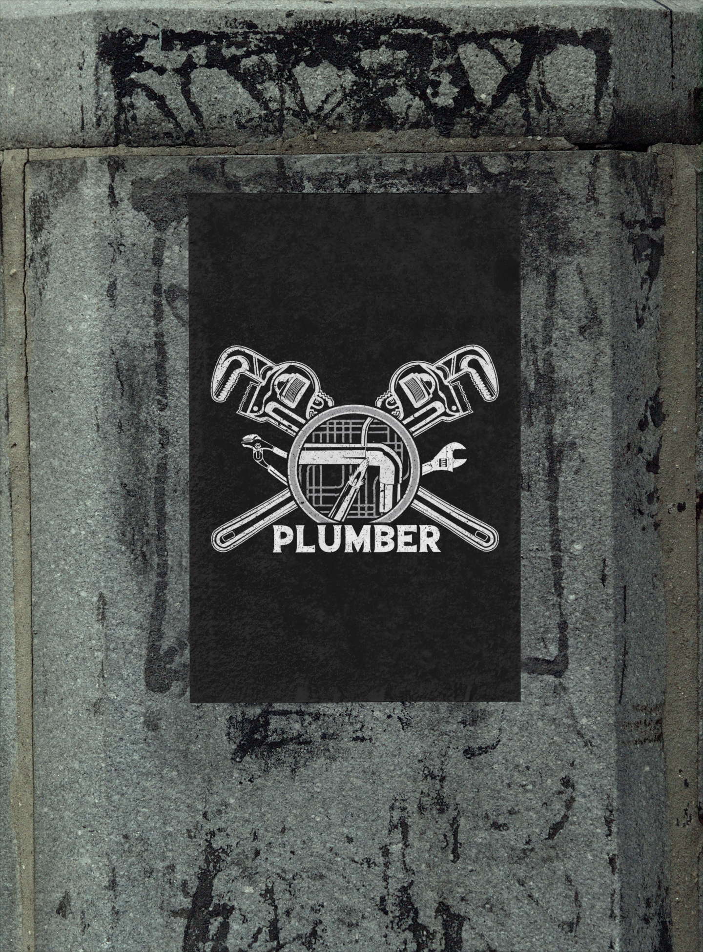 Plumber Matte Vertical Posters