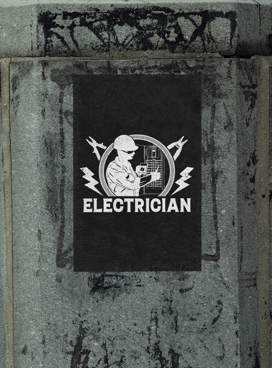 Electrician Matte Vertical Posters